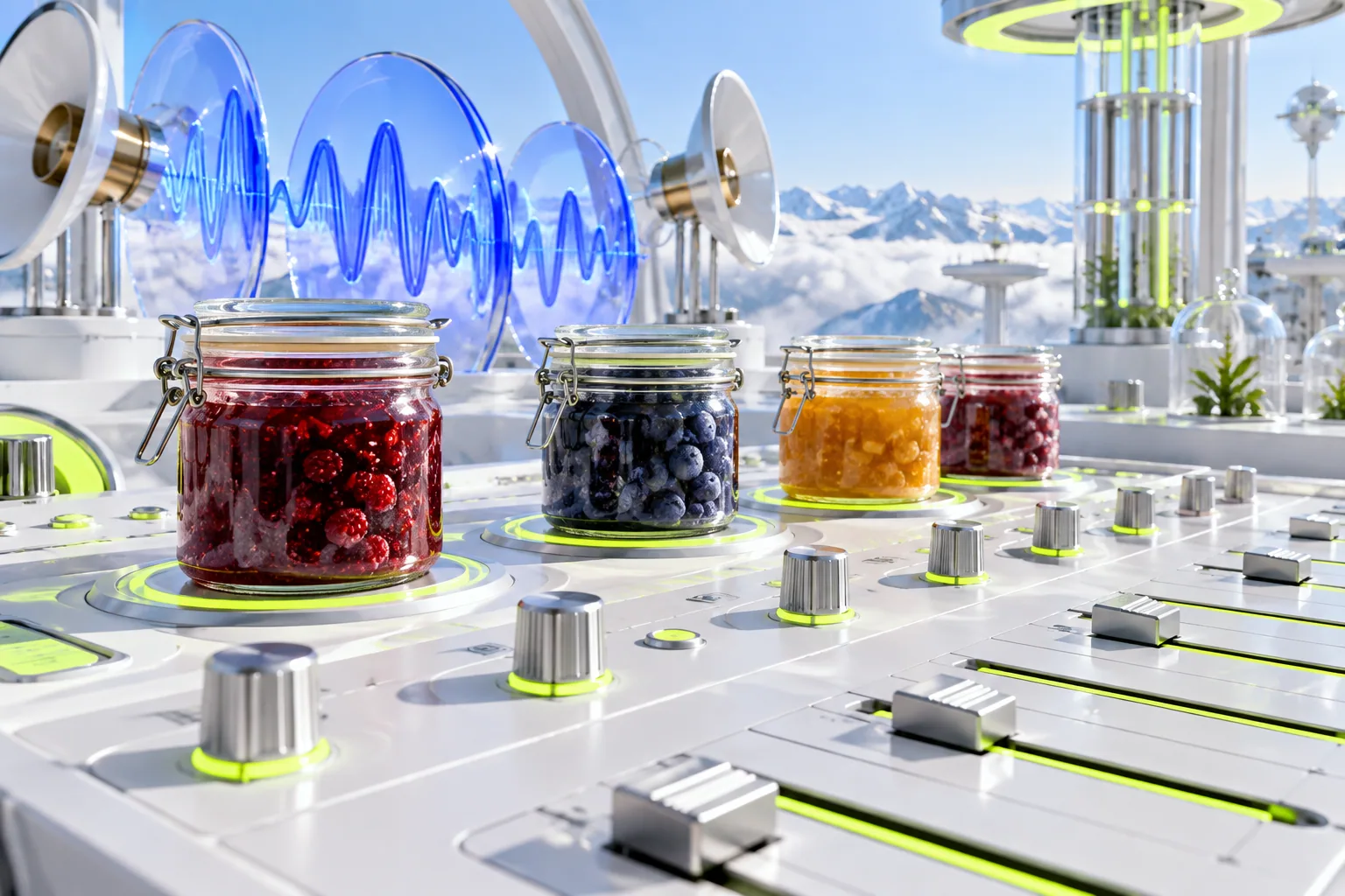High-altitude sound-wave laboratory representing Jammin Jars